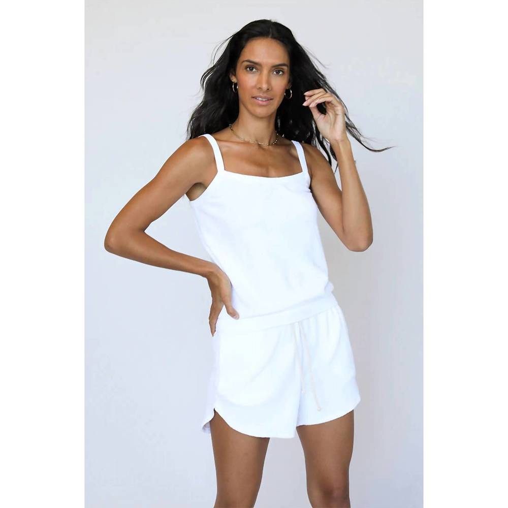 NEW PERFECTWHITETEE women's farrah short in white - Picture 3 of 3